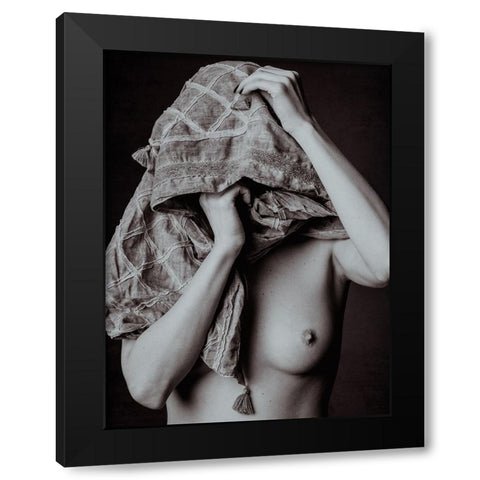 Hidden Black Modern Wood Framed Art Print with Double Matting by Weiss, Konstantin