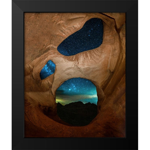 Screaming Pirate Black Modern Wood Framed Art Print by Zhang, Mei