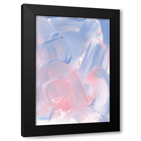 Emotions in Pastel Black Modern Wood Framed Art Print with Double Matting by Sawall, Anastasia