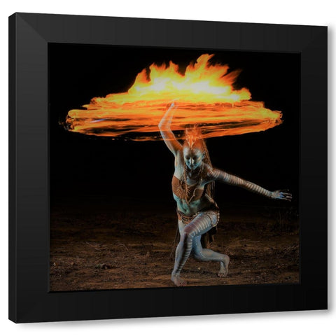 tuttstt tttc Black Modern Wood Framed Art Print by Gil, Yoram