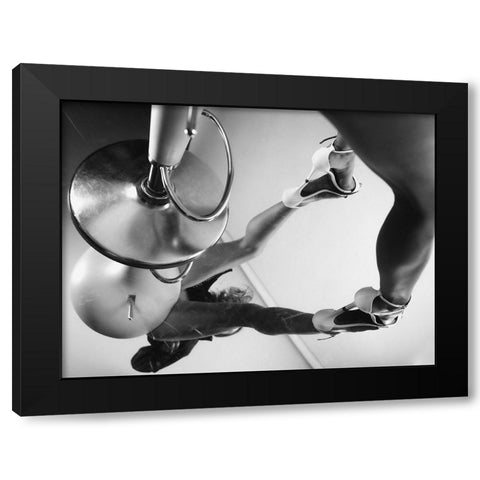 upside down Black Modern Wood Framed Art Print by Anton, Rostovskiy