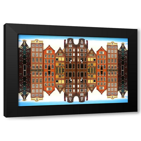 Amsterdam 50 Black Modern Wood Framed Art Print with Double Matting by Shrayer, Igor