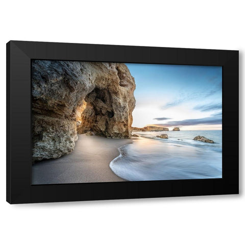 AlgarveMorning Black Modern Wood Framed Art Print by Egger, Marcel