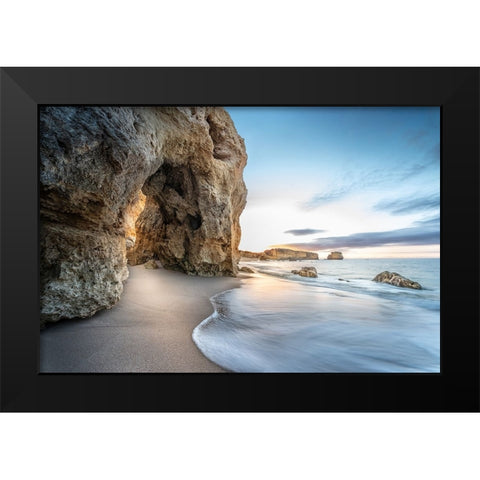 AlgarveMorning Black Modern Wood Framed Art Print by Egger, Marcel