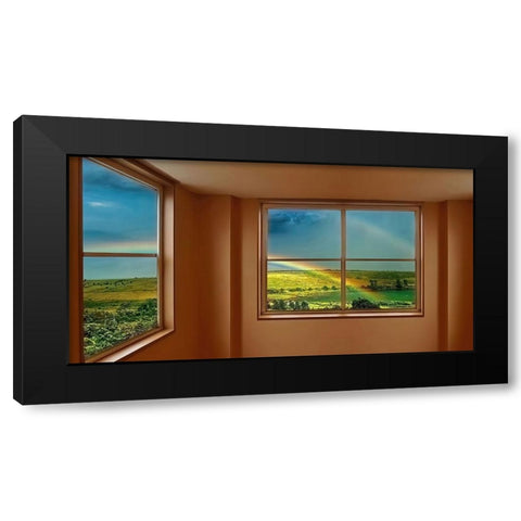 After The Storm Black Modern Wood Framed Art Print by Shpyek, Olexandr