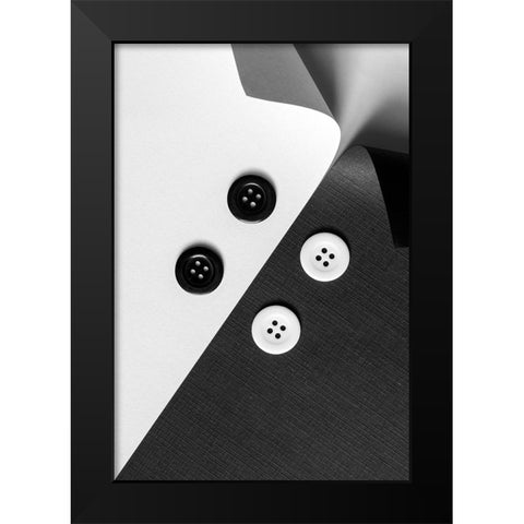 Diagonal Skirt Black Modern Wood Framed Art Print by Bunjamin (Abe), Antonyus
