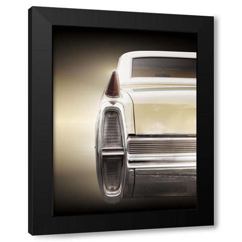 American classic car Coupe Deville 1964 Black Modern Wood Framed Art Print by Gube, Beate