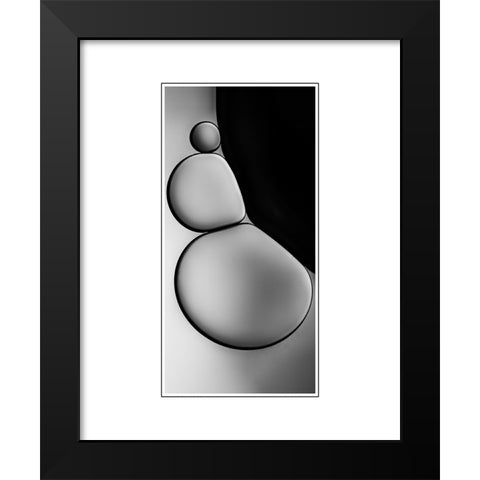 Untitled Black Modern Wood Framed Art Print by Pandya, Hardik