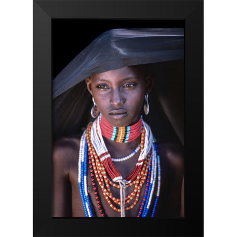 Arbore allure Black Modern Wood Framed Art Print by Cole, Trevor