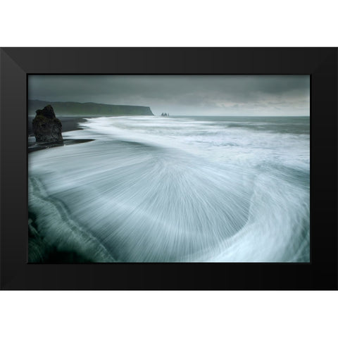 Magic Country I Black Modern Wood Framed Art Print by Schumacher, Nicolas