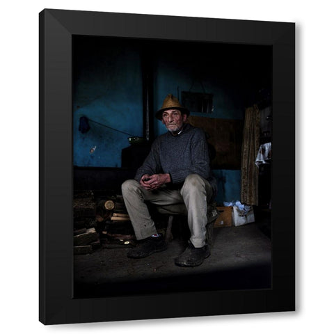 Ioan - At Home Black Modern Wood Framed Art Print by Steverson, Michael