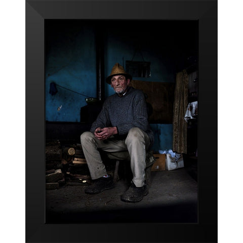 Ioan - At Home Black Modern Wood Framed Art Print by Steverson, Michael