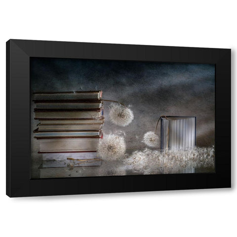 For Three... Black Modern Wood Framed Art Print by Kopcev, Igor