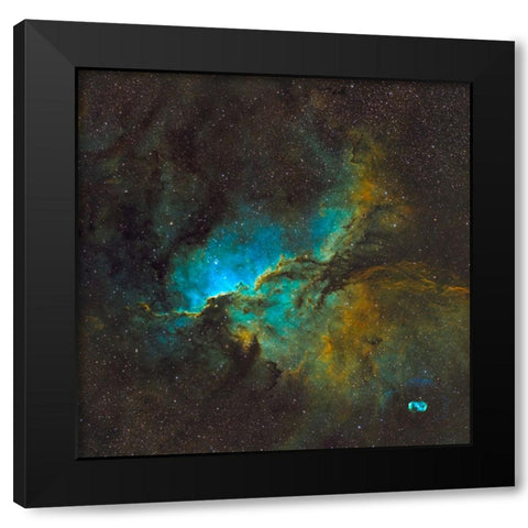 The Dragons of Ara Black Modern Wood Framed Art Print by Zhen Yu, James