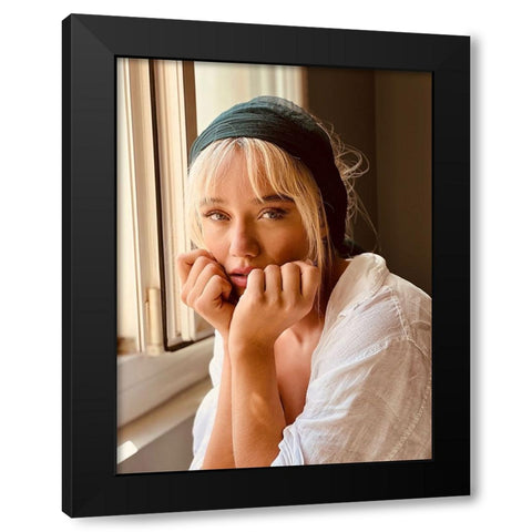 Portrait Black Modern Wood Framed Art Print with Double Matting by Sasani, Behrouz