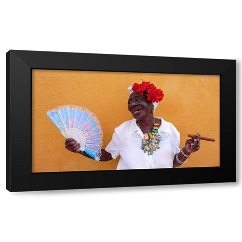 Havana Bride1 Black Modern Wood Framed Art Print by Creativeartsolution, Khoshro