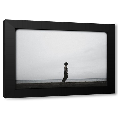 IVe Been Waiting A Long Time. Black Modern Wood Framed Art Print by Midoriselfphoto