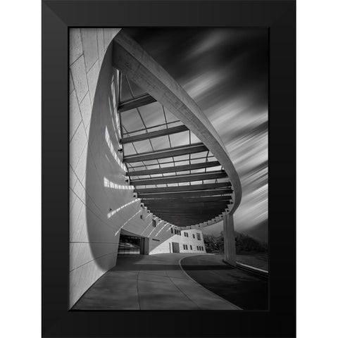 The Entrance Black Modern Wood Framed Art Print by Chen, Jennifer