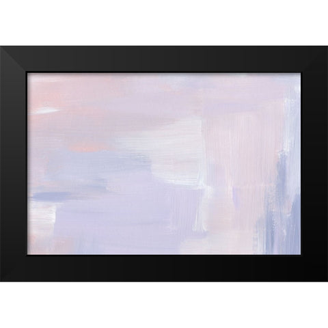 Pastel Mood Black Modern Wood Framed Art Print by Uplusmestudio