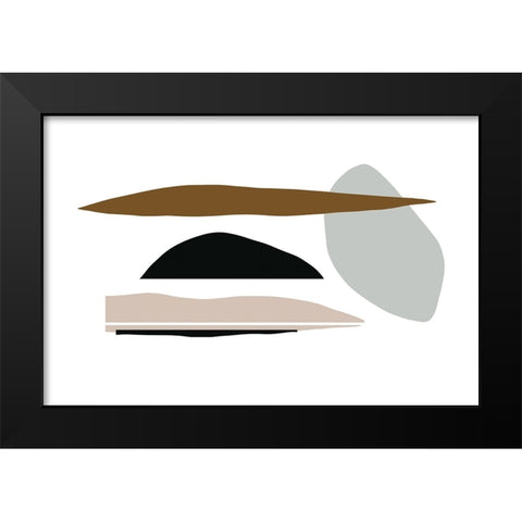 All Mine Black Modern Wood Framed Art Print by Uplusmestudio