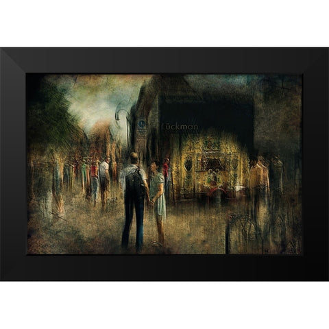 Typical Dutch Black Modern Wood Framed Art Print by Van Der, Jan