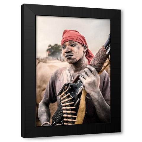 My Pkm Black Modern Wood Framed Art Print by Cole, Trevor
