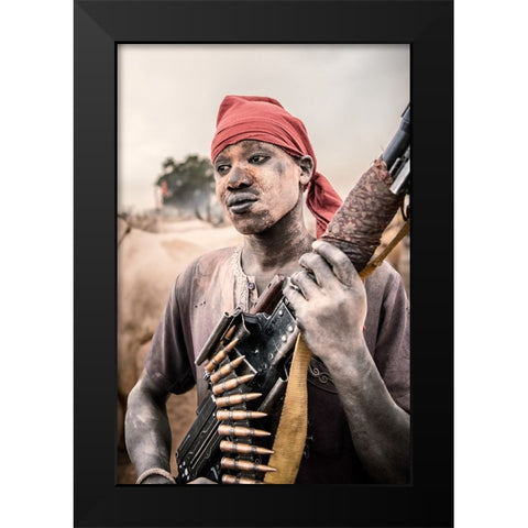 My Pkm Black Modern Wood Framed Art Print by Cole, Trevor