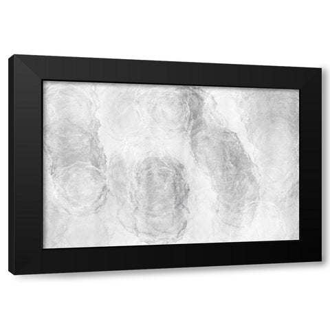 Soft Texture No 3 Black Modern Wood Framed Art Print with Double Matting by Uplusmestudio