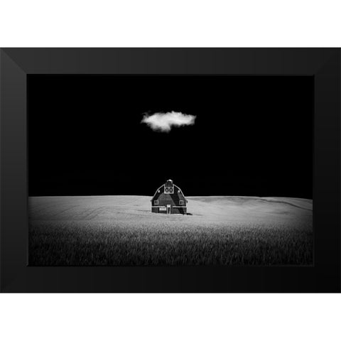 Watcher In The Rye Black Modern Wood Framed Art Print by Xu, Tony