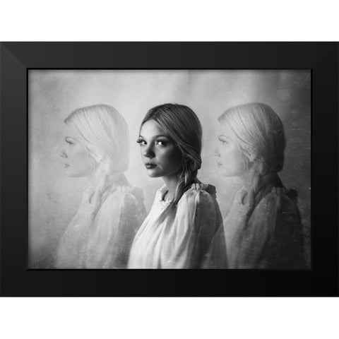 III Black Modern Wood Framed Art Print by Ulfig Arps, Sandra