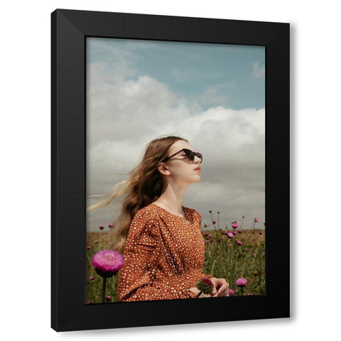Dorothy Black Modern Wood Framed Art Print with Double Matting by Stoica, Andra