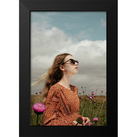 Dorothy Black Modern Wood Framed Art Print by Stoica, Andra