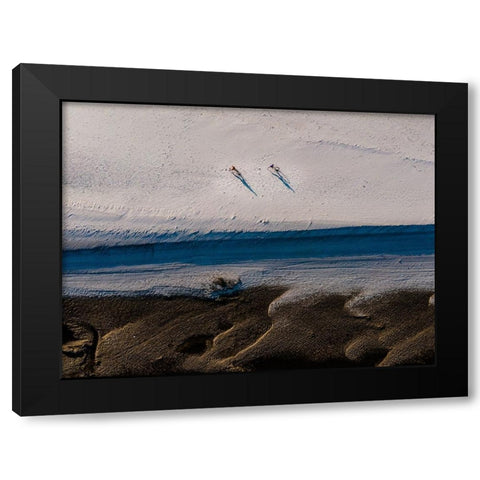 Untitled Black Modern Wood Framed Art Print with Double Matting by Alam Khan, Rakibul