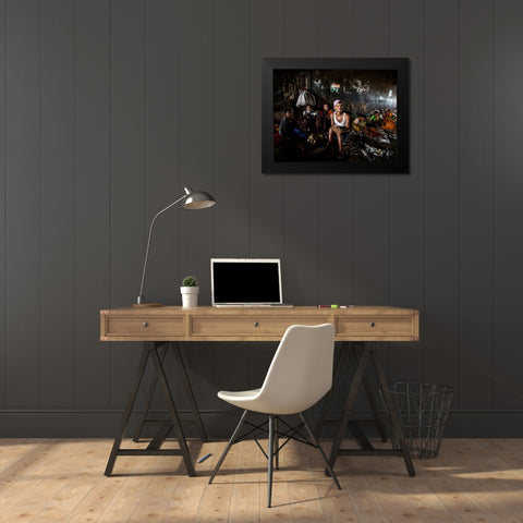 Interludes II - A Photo Collection Black Modern Wood Framed Art Print by Steverson, Michael