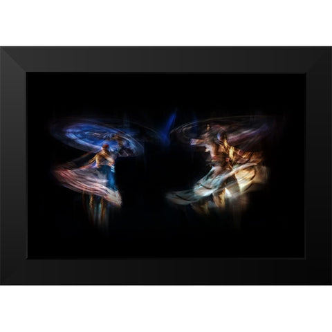 Sins Black Modern Wood Framed Art Print by Shawki, Mohamed