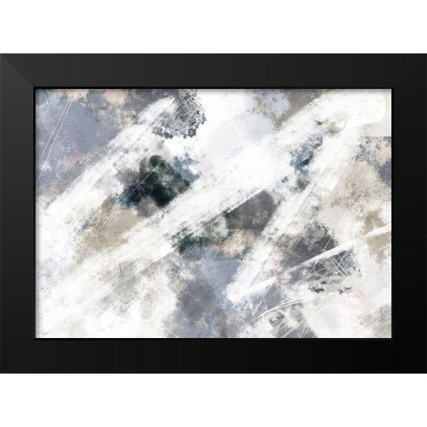 Abstract Mess Black Modern Wood Framed Art Print by 1x Studio II