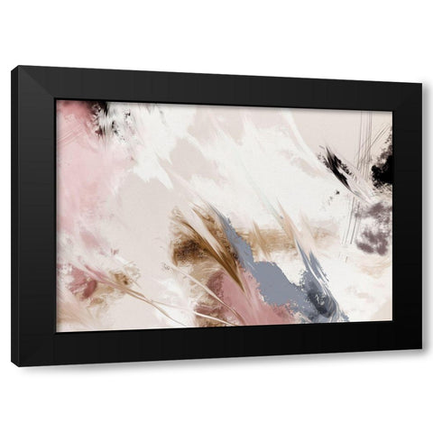 Splash Clouds 02 Black Modern Wood Framed Art Print by 1x Studio II