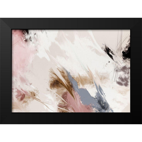 Splash Clouds 02 Black Modern Wood Framed Art Print by 1x Studio II
