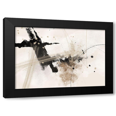 Wild Black Modern Wood Framed Art Print with Double Matting by 1x Studio II