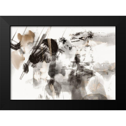 Wild_chaos 02 Black Modern Wood Framed Art Print by 1x Studio II