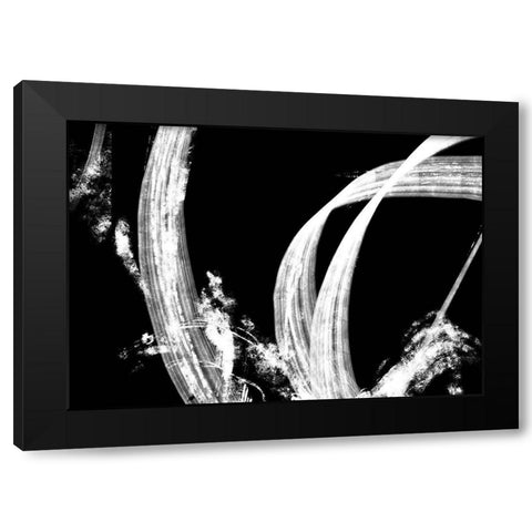 Negative Tapestry Black Modern Wood Framed Art Print with Double Matting by 1x Studio II