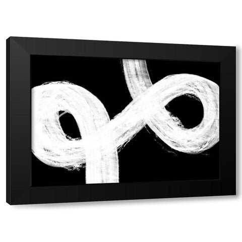 Negative Omega Black Modern Wood Framed Art Print with Double Matting by 1x Studio II