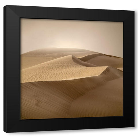 Erg Admer Black Modern Wood Framed Art Print with Double Matting by Billet, Jean-Luc