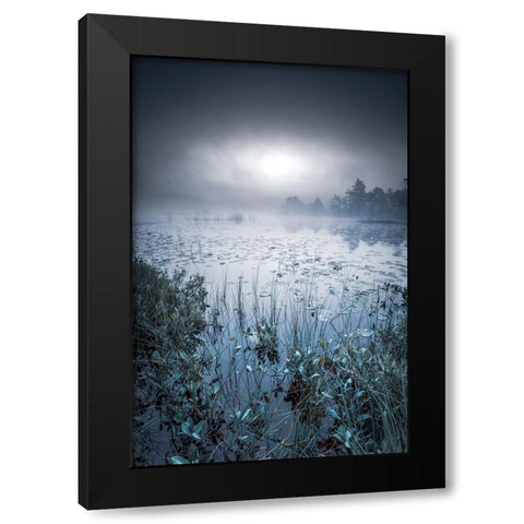 Scandinavian Morning Black Modern Wood Framed Art Print with Double Matting by Pettersson, Benny