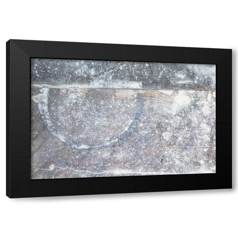 Texture 01 Black Modern Wood Framed Art Print by 1x Studio III