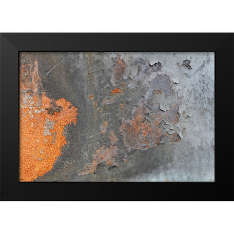 Texture 04 Black Modern Wood Framed Art Print by 1x Studio III