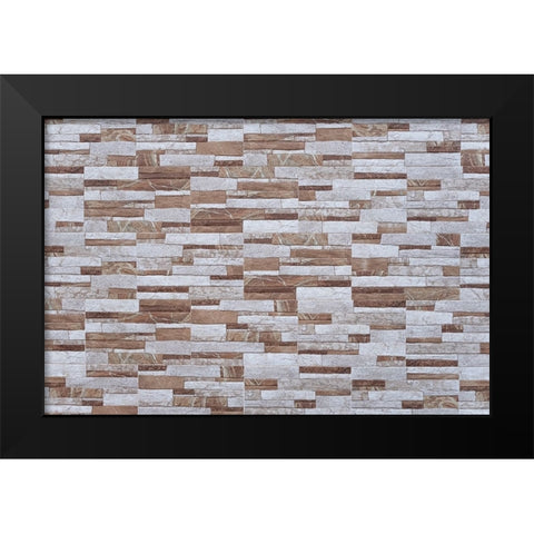 Texture 12 Black Modern Wood Framed Art Print by 1x Studio III
