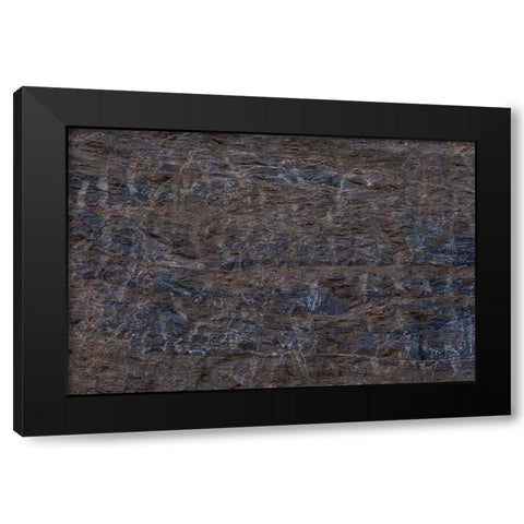 Texture 13 Black Modern Wood Framed Art Print by 1x Studio III