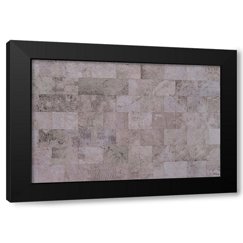 Texture 14 Black Modern Wood Framed Art Print by 1x Studio III
