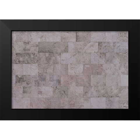 Texture 14 Black Modern Wood Framed Art Print by 1x Studio III